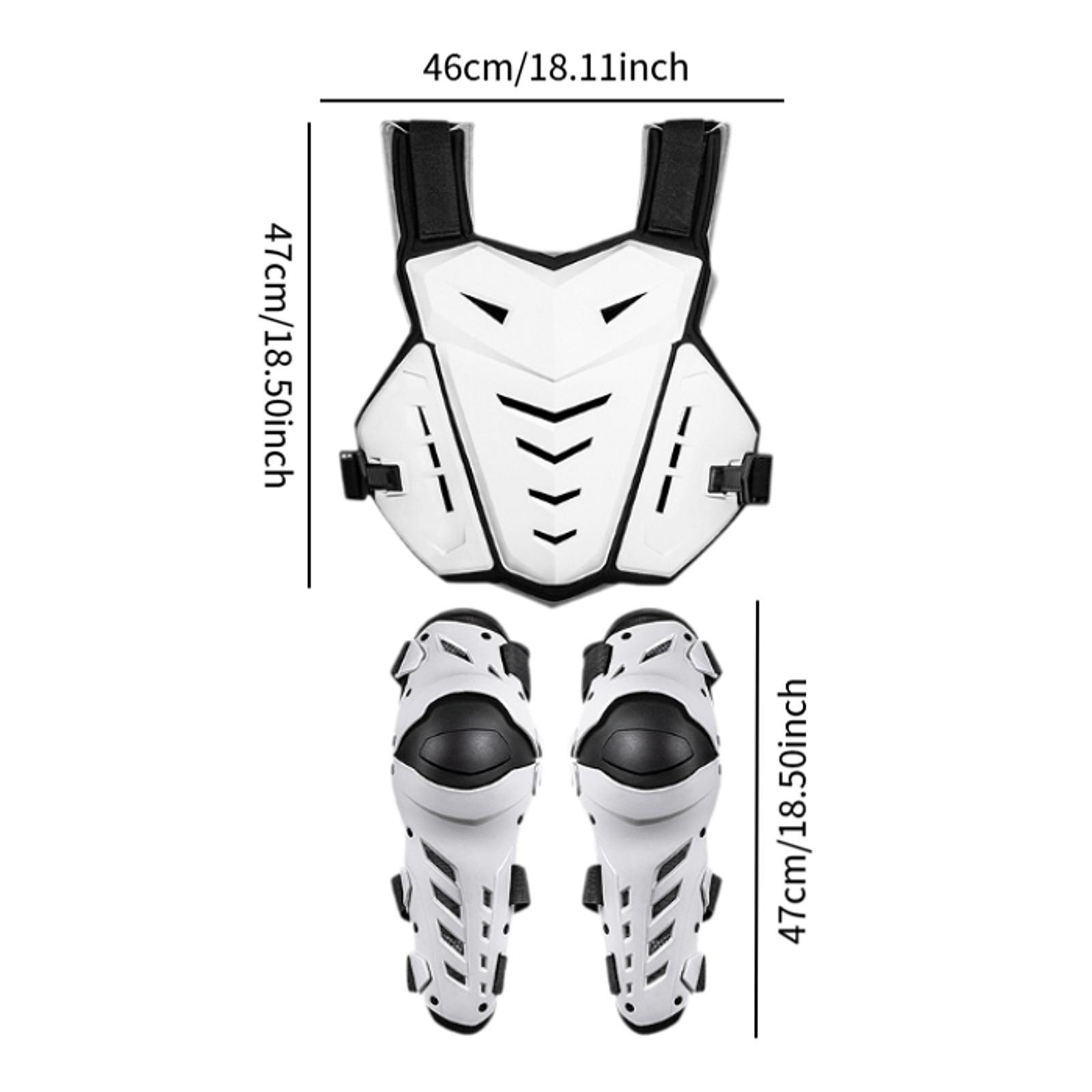 Motorcycle Gear Vest - Gilet de protection multi-couches avec genouillères