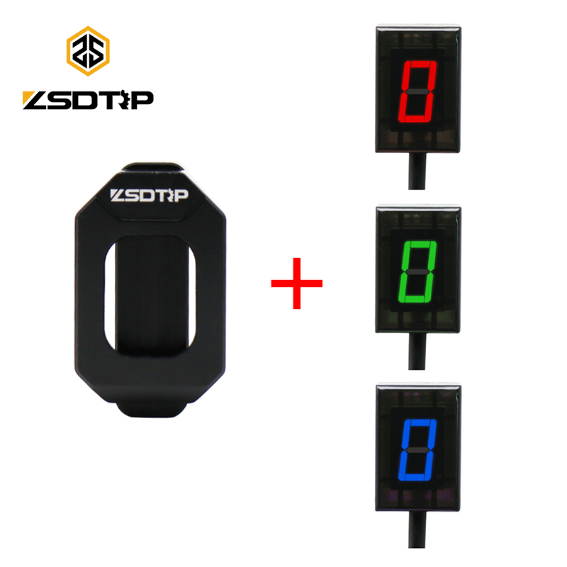 Motorcycle Gear Display - ZSDTRP 6 vitesses universel moto indicateur