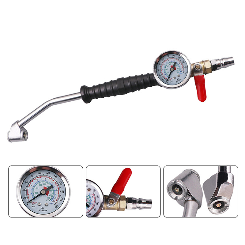 Tyre Pressure Gauge - Pompe à air pour pneus de