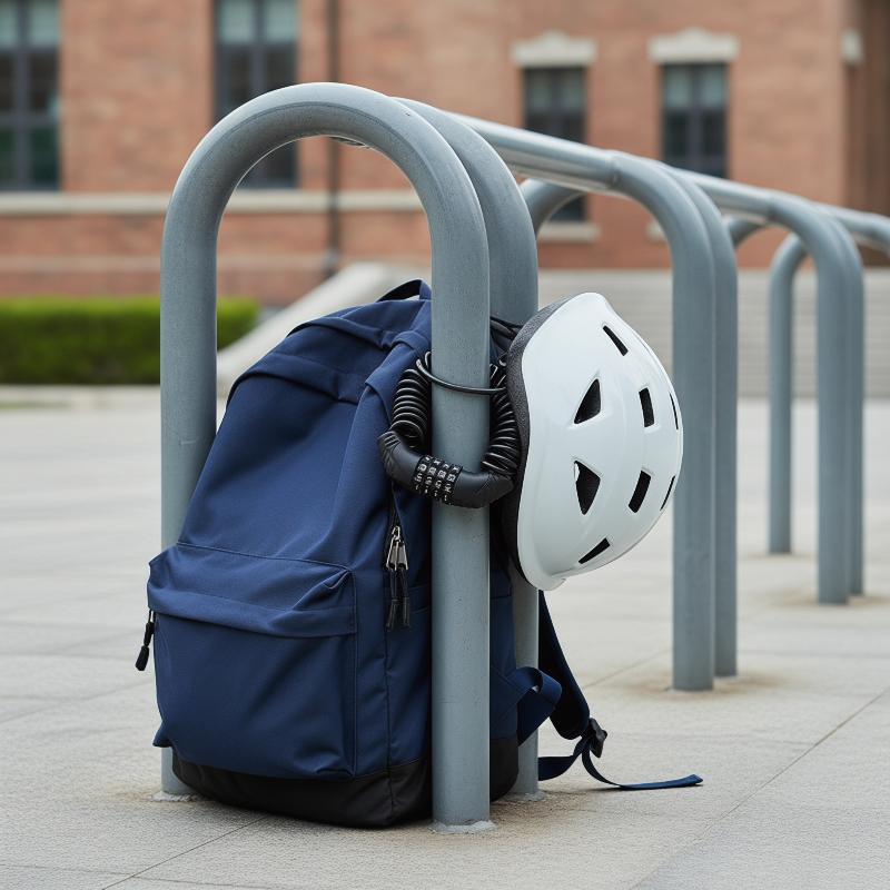 Motorcycle Gear Helmets - Antivol de casque de moto noir