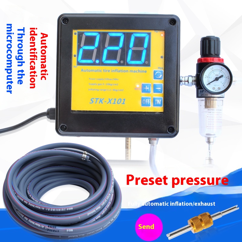 Gonfleur de pneu de voiture en - Tyre Pressure Gauge avis et prix