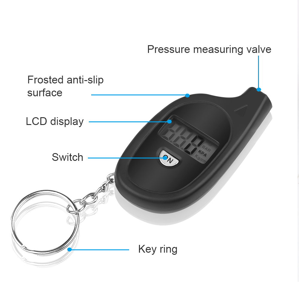 Mini manomètre numérique LCD p - Tyre Pressure Gauge avis et prix