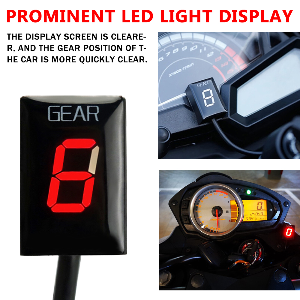 Indicateur de vitesse de moto, - Motorcycle Gear Display avis et prix