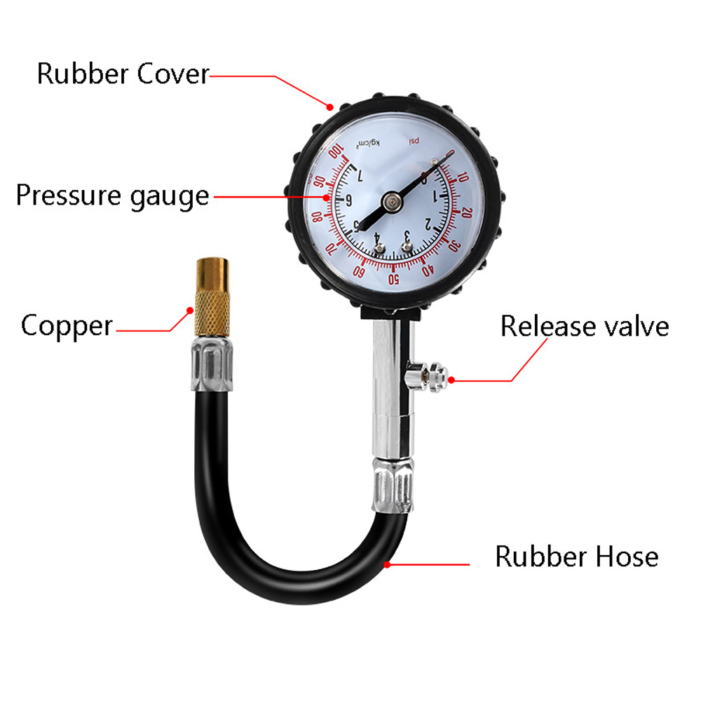 Testeur de pression d'air des  - Tyre Pressure Gauge avis et prix
