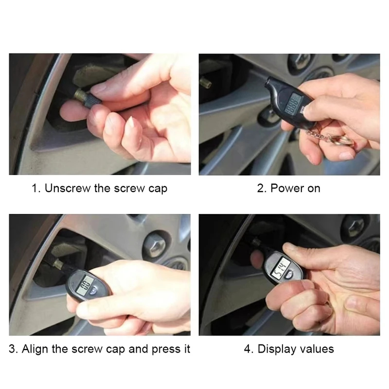 Jauge de pression des pneus nu - Tyre Pressure Gauge avis et prix