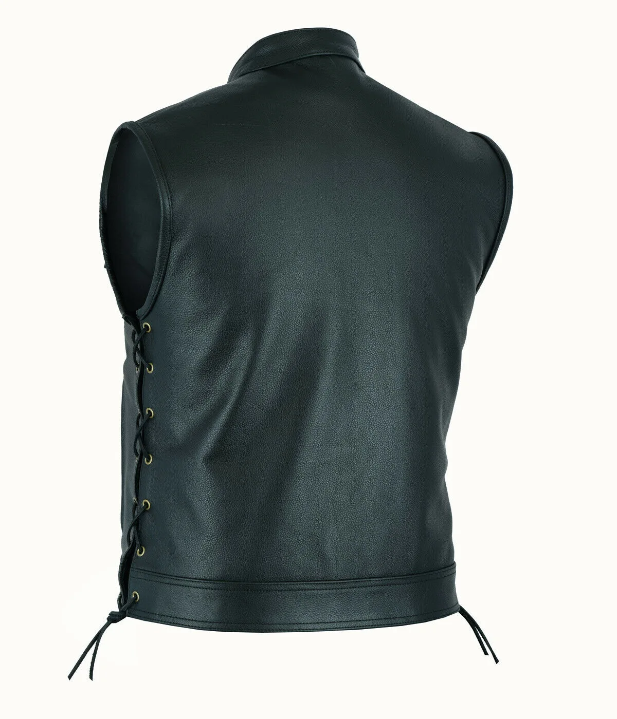 Gilet en cuir Punk mode mantea - Motorcycle Gear Vest avis et prix